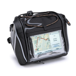 Porta navigatore Kappa RA305R da manubrio con cinghie Porta navigatore Kappa RA305R da manubrio con cinghie