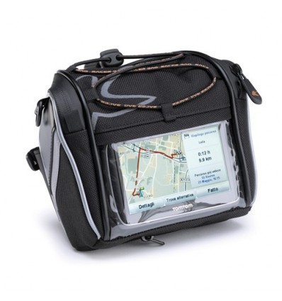 Porta navigatore Kappa RA305R da manubrio con cinghie Porta navigatore Kappa RA305R da manubrio con cinghie