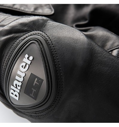 Giacca da moto in pelle Blauer TRINITY da donna nera Giacca da moto in pelle Blauer TRINITY da donna nera