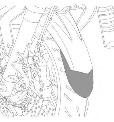 Estensione parafango anteriore Puig per BMW R1200GS dal 2013 Estensione parafango anteriore Puig per BMW R1200GS dal 2013