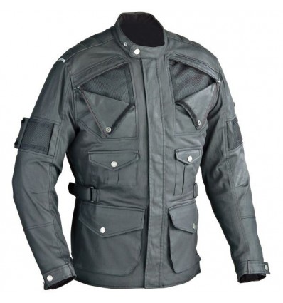 Giacca Ixon Hunter nera effetto cerato Giacca Ixon Hunter nera effetto cerato