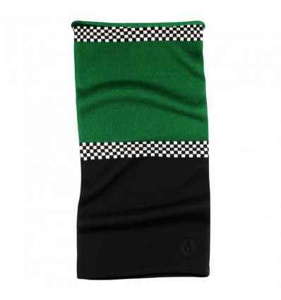 Collare Belstaff Chequer Neck verde e grigio Collare Belstaff Chequer Neck verde e grigio