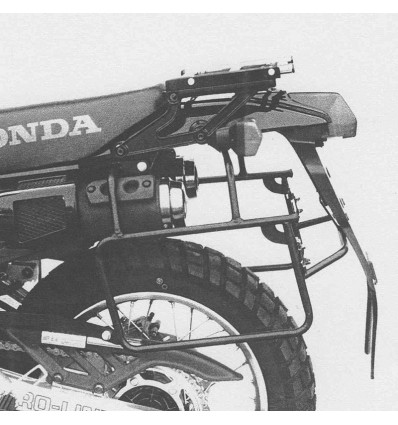 Telai laterali neri Hepco & Becker per Honda NX 650 Dominator 88-91