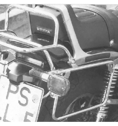 Telai laterali cromati Hepco & Becker per Honda SLR 650 97-99