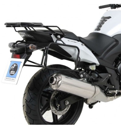 Coppia telai laterali neri Hepco & Becker Lock It per Honda CBF 1000F dal 2010