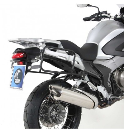 Coppia telai laterali neri Hepco & Becker Lock It per Honda Crosstourer dal 2012