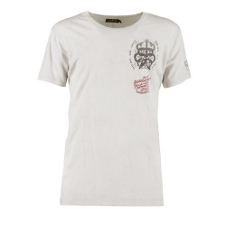 T-Shirt Rude Riders da uomo Star White con stampa T-Shirt Rude Riders da uomo Star White con stampa