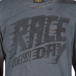Maglia Rude Riders da uomo Patriot Blue con stampa Maglia Rude Riders da uomo Patriot Blue con stampa
