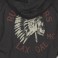 Felpa Rude Riders da uomo Black Leather con stampa Felpa Rude Riders da uomo Black Leather con stampa