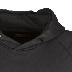 Felpa Rude Riders da uomo Black Leather con stampa Felpa Rude Riders da uomo Black Leather con stampa