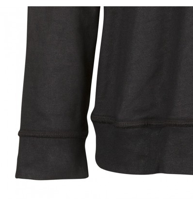 Felpa Rude Riders da uomo Black Leather con stampa Felpa Rude Riders da uomo Black Leather con stampa