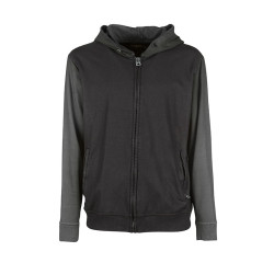 Felpa con zip Rude Riders da uomo Black Leather Felpa con zip Rude Riders da uomo Black Leather