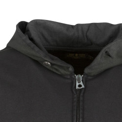 Felpa con zip Rude Riders da uomo Black Leather Felpa con zip Rude Riders da uomo Black Leather