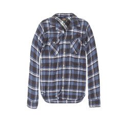 Camicia Rude Riders da uomo Blue Check Camicia Rude Riders da uomo Blue Check