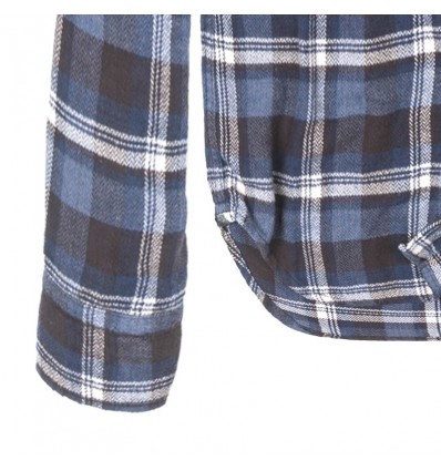 Camicia Rude Riders da uomo Blue Check Camicia Rude Riders da uomo Blue Check