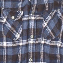 Camicia Rude Riders da uomo Blue Check Camicia Rude Riders da uomo Blue Check