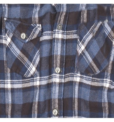 Camicia Rude Riders da uomo Blue Check Camicia Rude Riders da uomo Blue Check