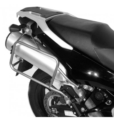 Coppia telai laterali neri Hepco & Becker Lock It per Kawasaki KLV 1000 04-05