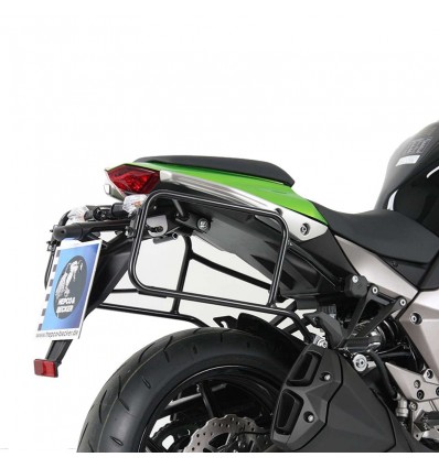 Coppia telai laterali neri Hepco & Becker Lock It per Kawasaki Z1000 SX dal 2011