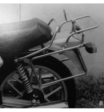 Portapacchi e telai laterali Hepco & Becker cromati per Moto Guzzi V50/V50 II/III