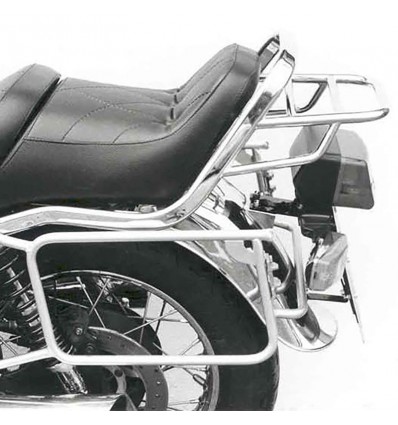 Portapacchi e telai laterali Hepco & Becker cromati per Moto Guzzi V65 Florida dal 1992 Portapacchi e telai laterali Hepco & Becker cromati per Moto Guzzi V65 Florida dal 1992