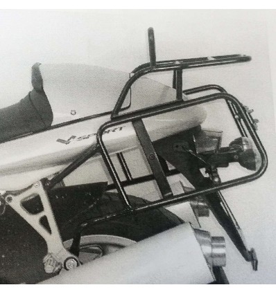 Portapacchi e telai laterali Hepco & Becker neri per Moto Guzzi V11 vari modelli