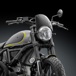Cupolino in alluminio Rizoma per Ducati Scrambler nero Cupolino in alluminio Rizoma per Ducati Scrambler nero