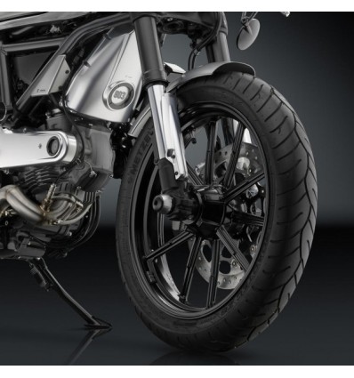 Protezione per steli forcelle Rizoma su Ducati Scrambler argento Protezione per steli forcelle Rizoma su Ducati Scrambler argento