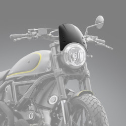 Cupolino in alluminio Rizoma per Ducati Scrambler nero Cupolino in alluminio Rizoma per Ducati Scrambler nero