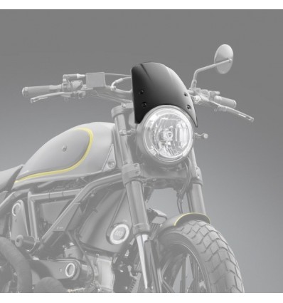 Cupolino in alluminio Rizoma per Ducati Scrambler nero Cupolino in alluminio Rizoma per Ducati Scrambler nero