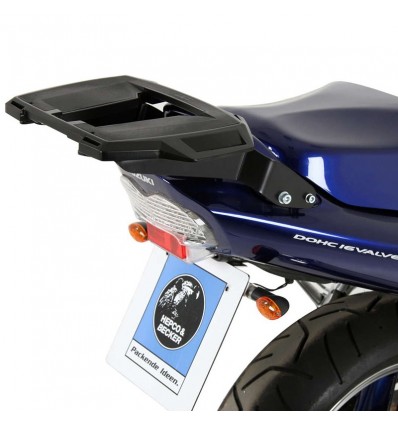 Portapacchi nero Hepco & Becker Alu Rack per Suzuki GSF 600S Bandit 00-04