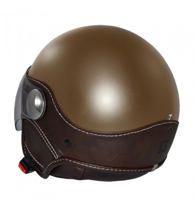 Casco New Max LS Trendy Vision marrone opaco e moro Casco New Max LS Trendy Vision marrone opaco e moro