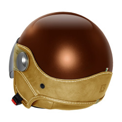 Casco New Max LS Trendy Vision tabacco lucido e cuoio