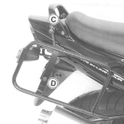 Telai laterali neri Hepco & Becker per Suzuki GSF 1200/S Bandit 01-05