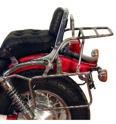 Portapacchi e telai laterali Hepco & Becker cromati per Suzuki VS 1400 Intruder 97-03 sissybar originale