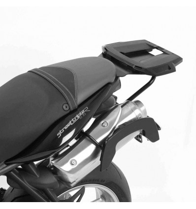 Portapacchi nero Hepco & Becker Alu Rack per Triumph Street Triple 675/R fino al 2012 Portapacchi nero Hepco & Becker Alu Rack per Triumph Street Triple 675/R fino al 2012