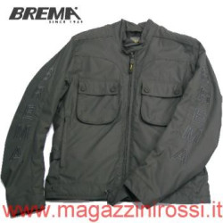 Giacca da moto Brema Moto BM/I 0-02/1 Idro Logo carbone