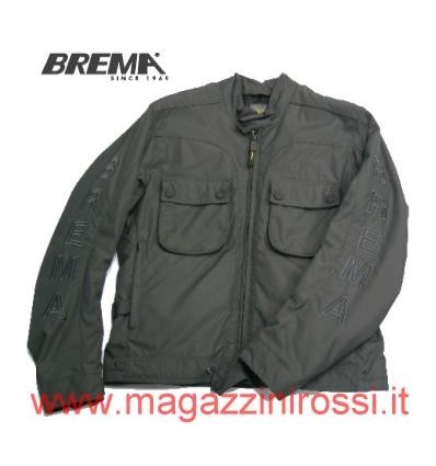 Giacca da moto Brema Moto BM/I 0-02/1 Idro Logo carbone Giacca da moto Brema Moto BM/I 0-02/1 Idro Logo carbone