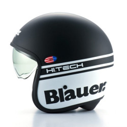 Casco Blauer Pilot 1.1 con visierino a scomparsa nero opaco Casco Blauer Pilot 1.1 con visierino a scomparsa nero opaco