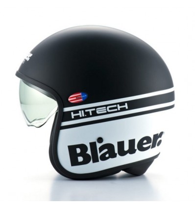Casco Blauer Pilot 1.1 con visierino a scomparsa nero opaco Casco Blauer Pilot 1.1 con visierino a scomparsa nero opaco