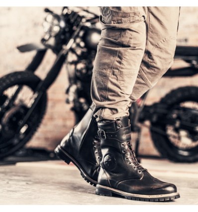 Stivali da moto Stylmartin Rocket impermeabili marroni Stivali da moto Stylmartin Rocket impermeabili marroni