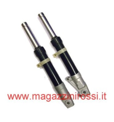 Steli forcelle neri Replica idraulici per Honda Dio con Steli forcelle neri Replica idraulici per Honda Dio con