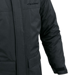 Giacca da moto Ixon Airless lunga nera Giacca da moto Ixon Airless lunga nera