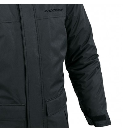Giacca da moto Ixon Airless lunga nera Giacca da moto Ixon Airless lunga nera