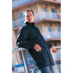 Giacca da moto Ixon Airless lunga nera Giacca da moto Ixon Airless lunga nera