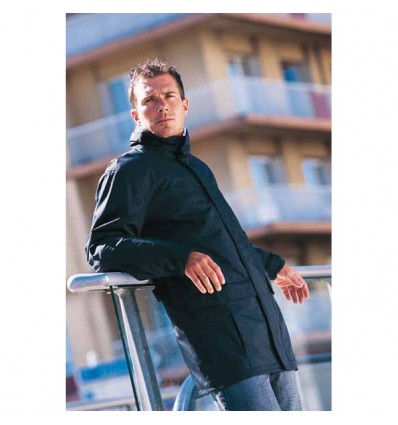 Giacca da moto Ixon Airless lunga nera Giacca da moto Ixon Airless lunga nera