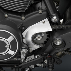 Carter pignone Rizoma per Ducati Scrambler dal 2014 nero Carter pignone Rizoma per Ducati Scrambler dal 2014 nero