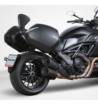 Portavaligie laterale Shad 3P per valigie SH36 su Ducati Diavel Portavaligie laterale Shad 3P per valigie SH36 su Ducati Diavel