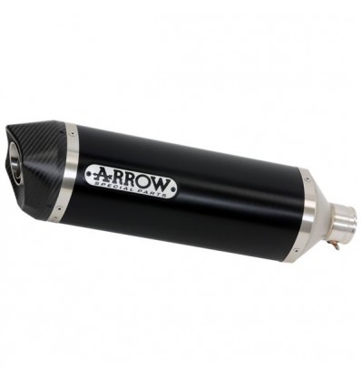 Terminale Arrow Maxi Race-Tech Alluminium Dark per Honda CRF 1000L Africa Twin