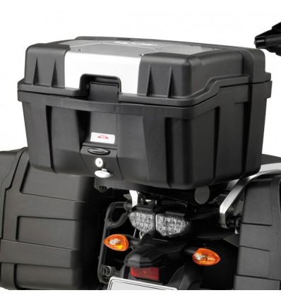 Valigia rigida Kappa KGR46 Garda da 46 litri nero alluminio Valigia rigida Kappa KGR46 Garda da 46 litri nero alluminio